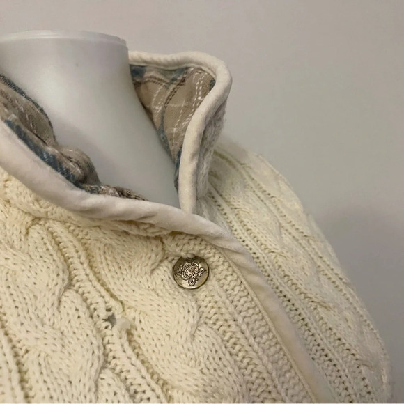 Vintage BB Dakota cotton blend sweater vest plaid outdoors fall winter ski - Picture 9 of 9